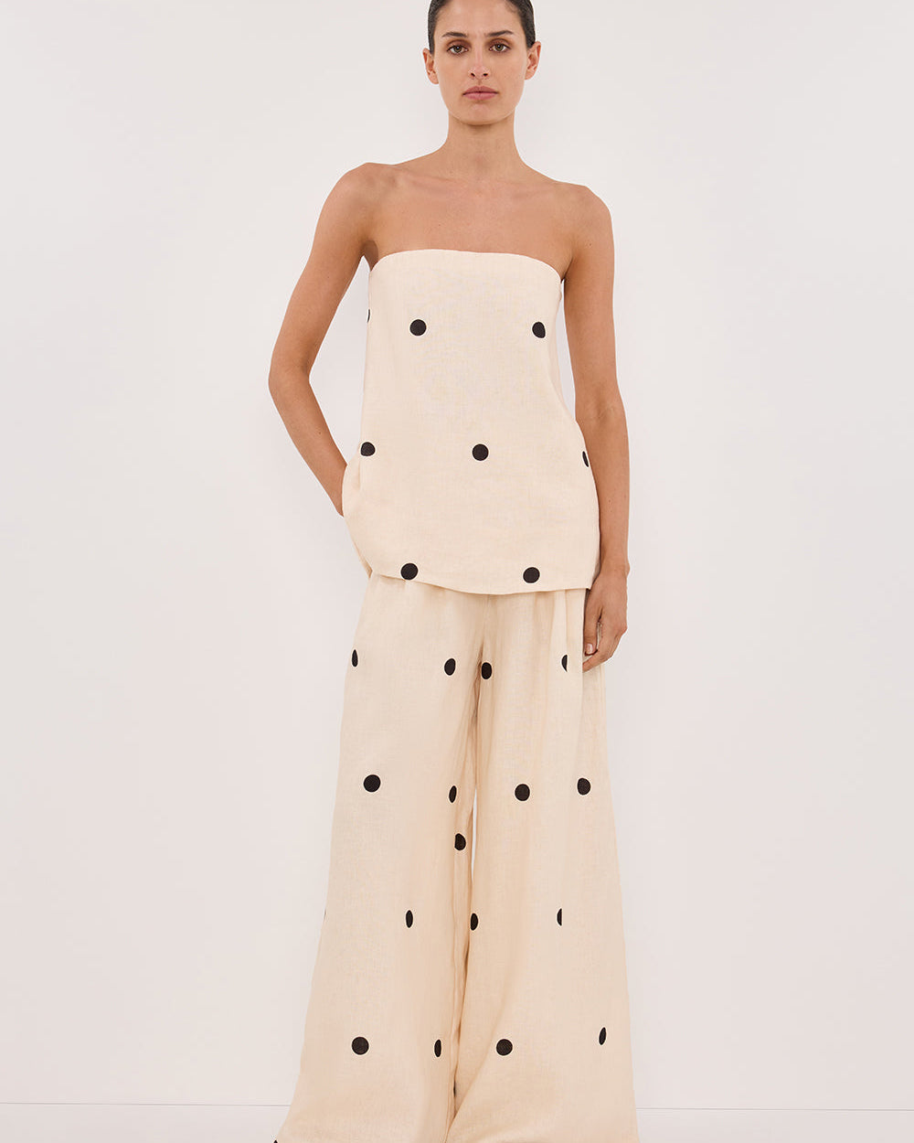 Minimal Dot Straplez Takım