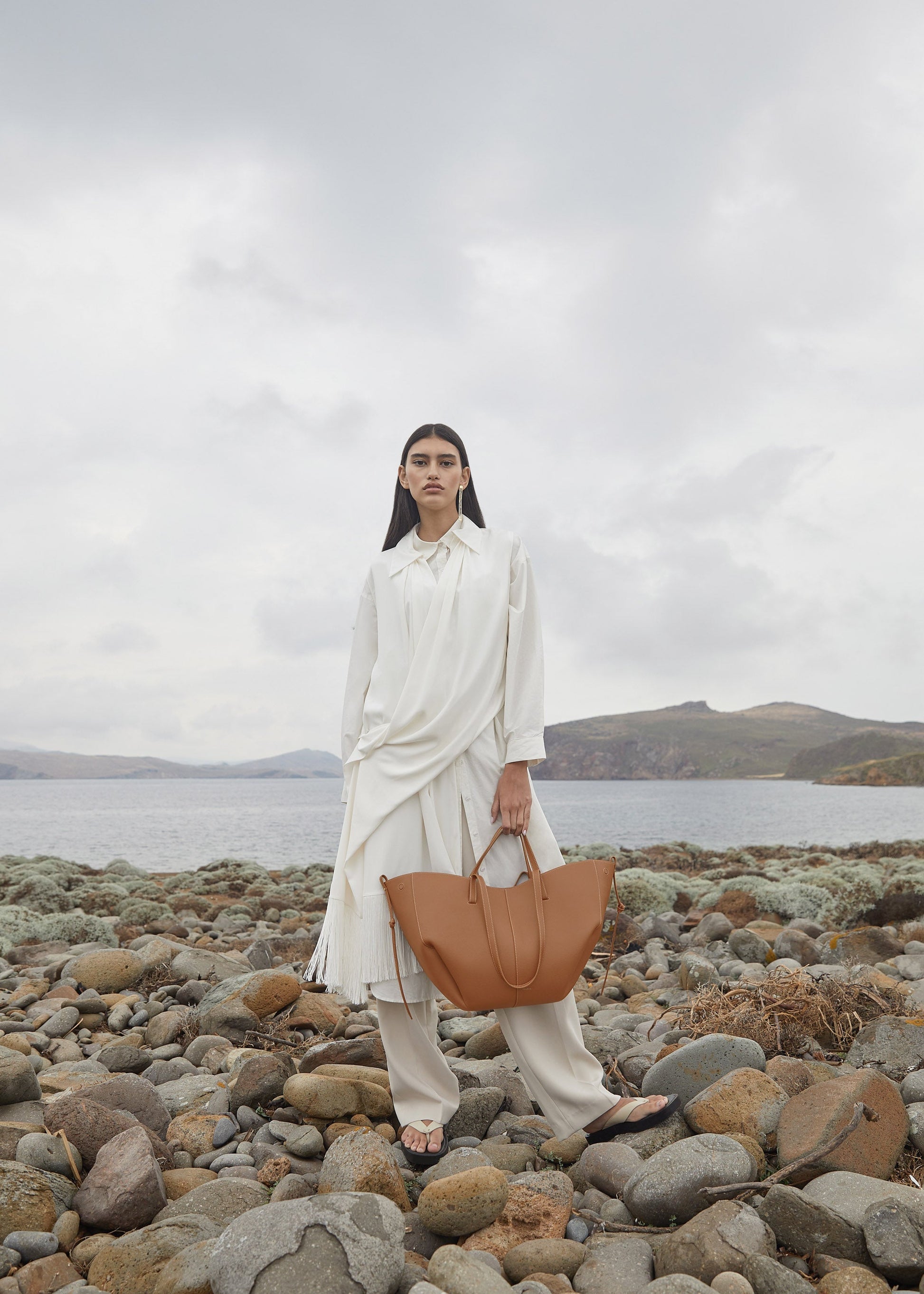 Cirelle Tote Çanta - Taba