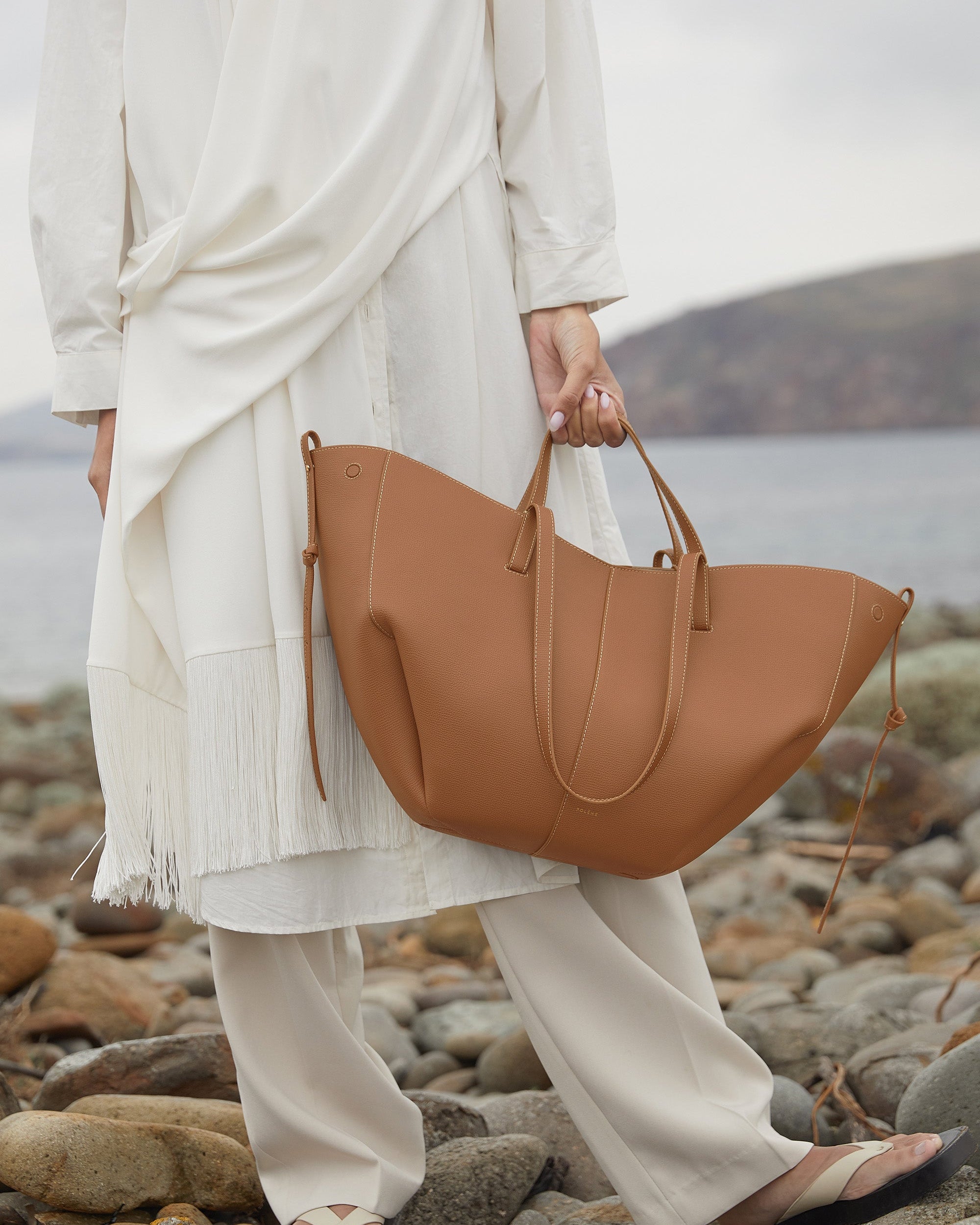 Cirelle Tote Çanta - Taba