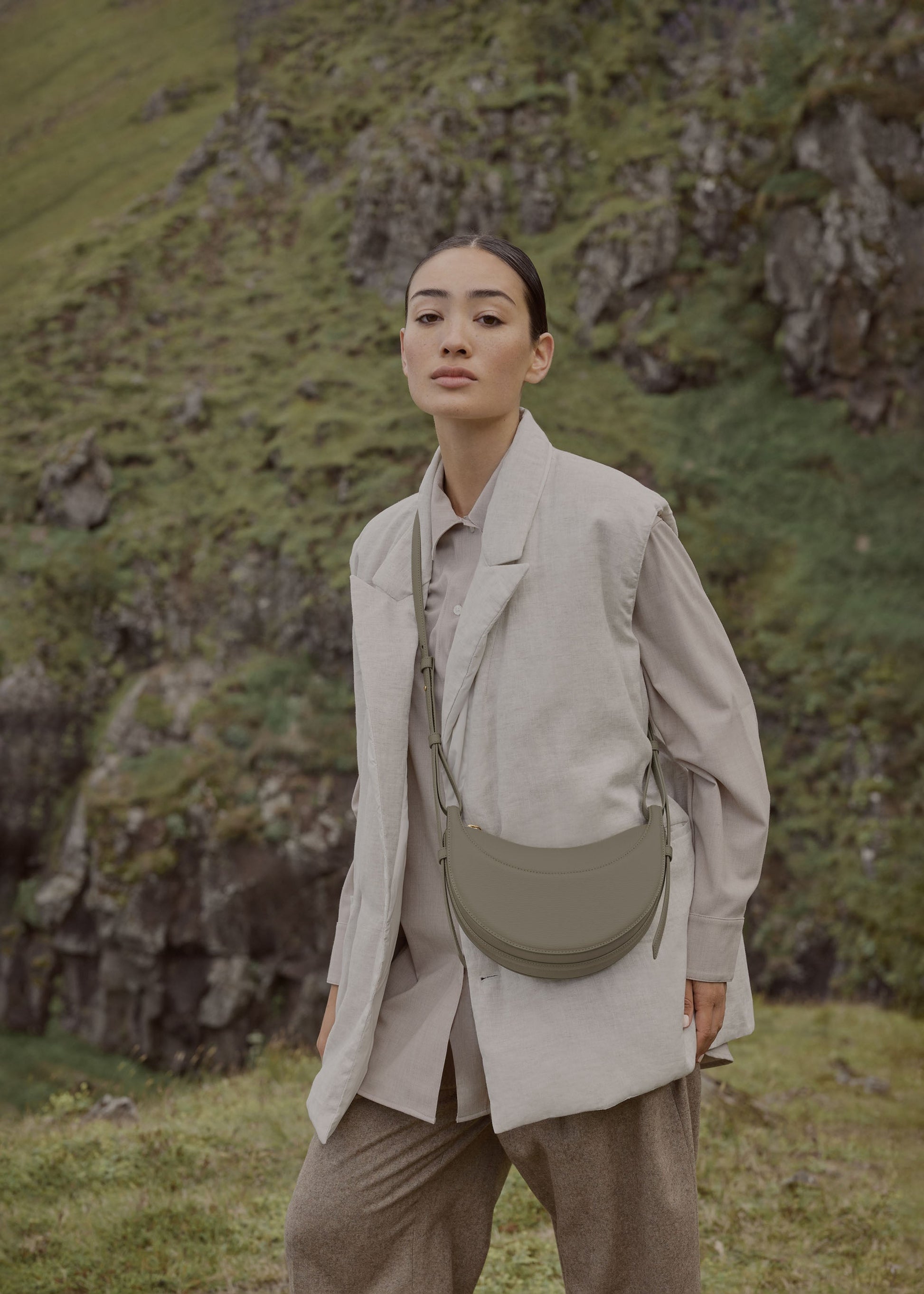 Avelin Omuz Çantası - Yeşil