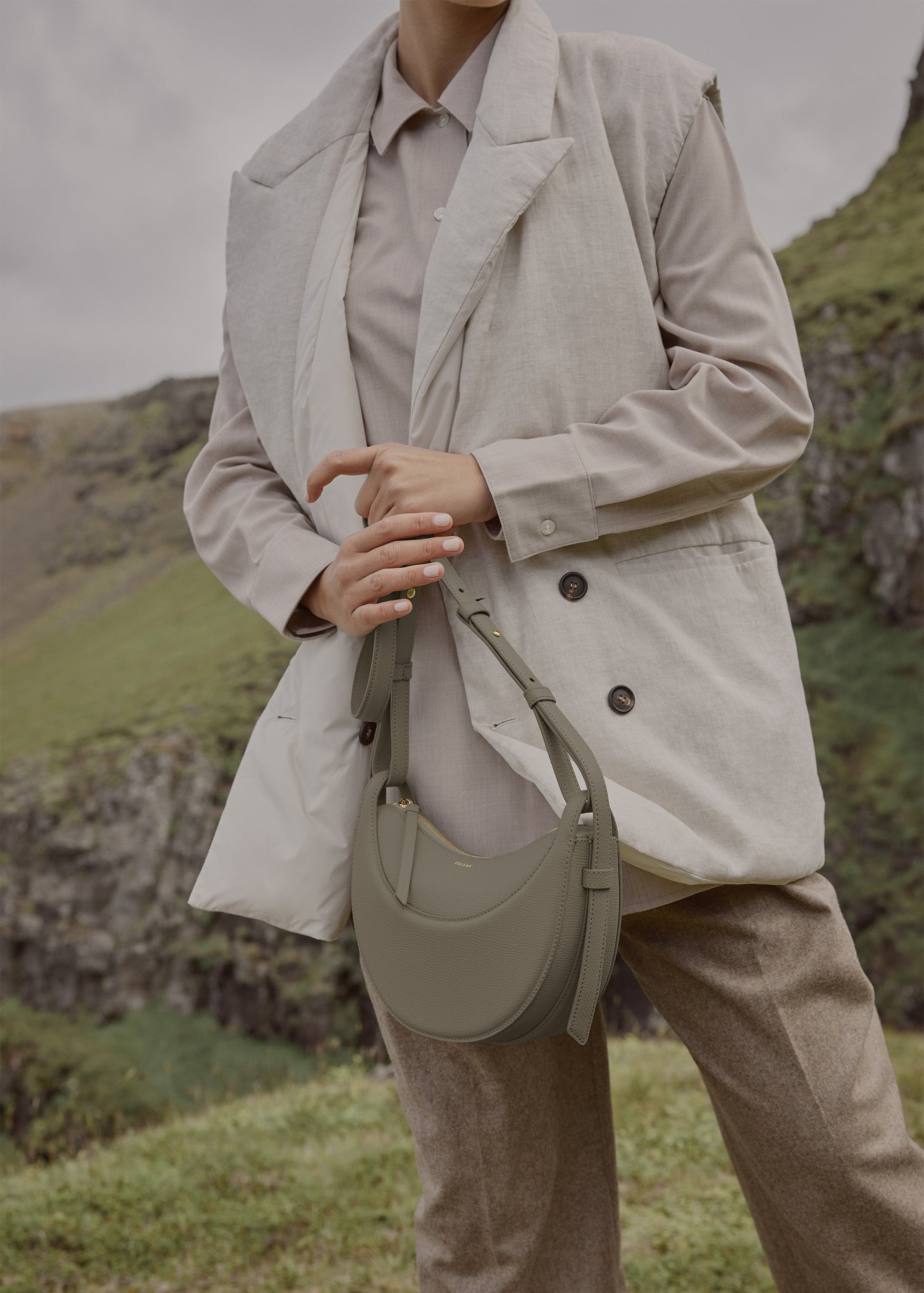 Avelin Omuz Çantası - Yeşil