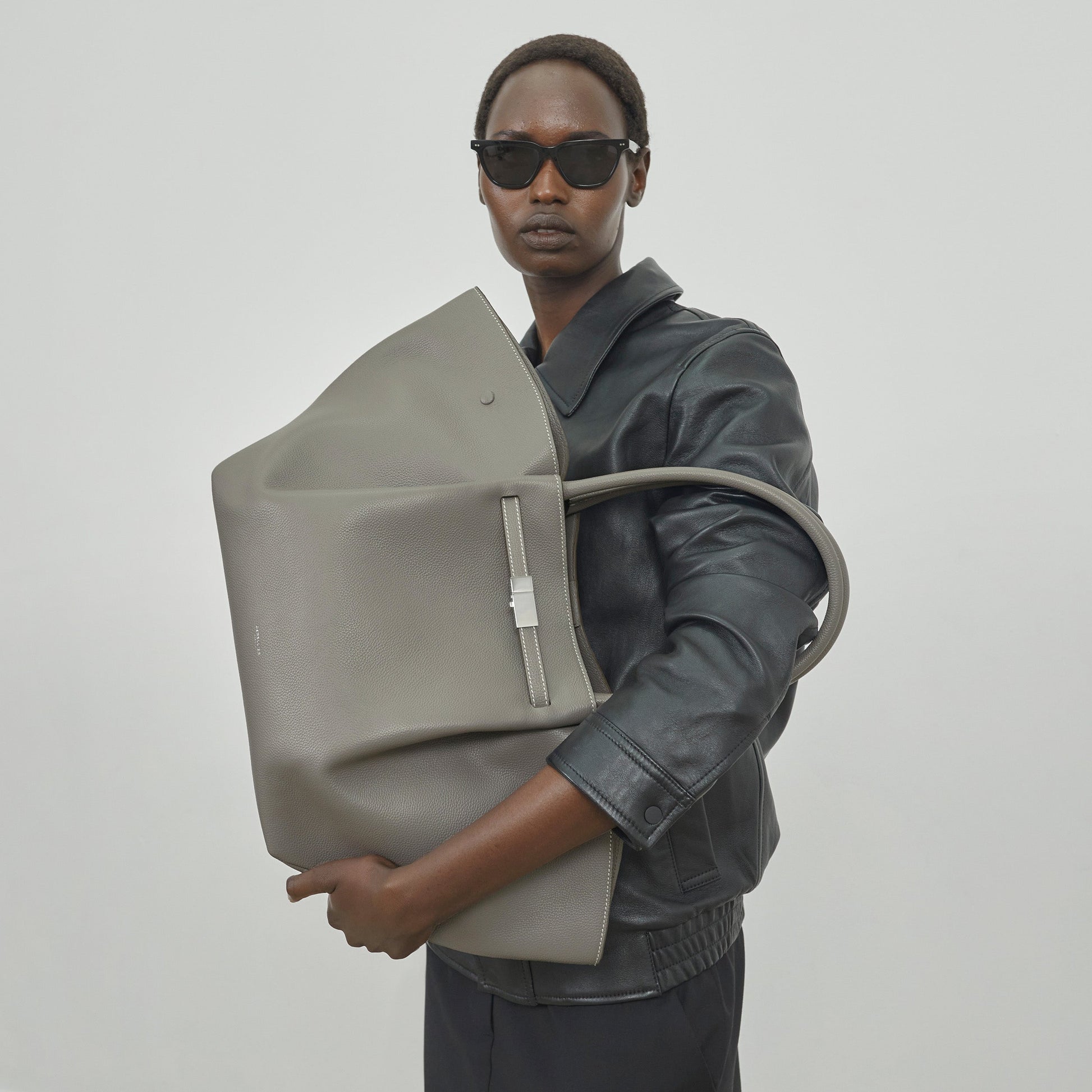 Milenne Tote Çanta - Taş gri