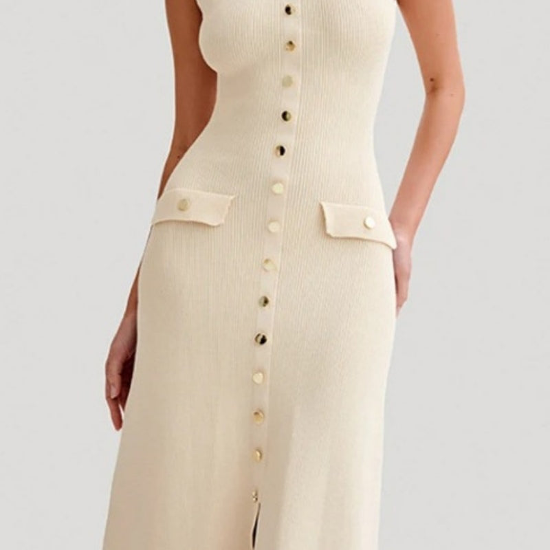 Ribbed Perfection Casual Chic Etek Takımı