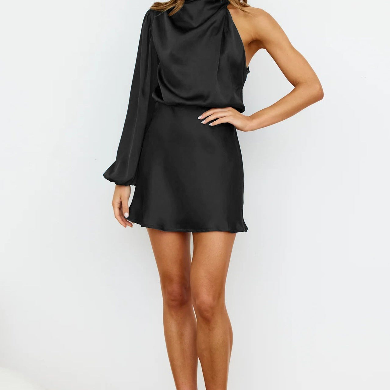 Lissy Mini Elbise - Gül Kırmızısı