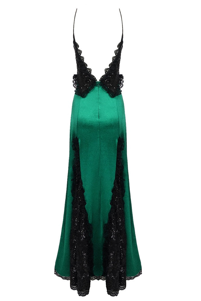 Susanna V Yaka Payet İşlemeli Maxi Elbise