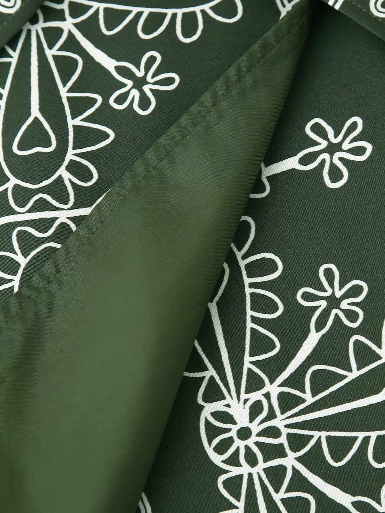 Soyut Baskılı Şişme Ceket Takım