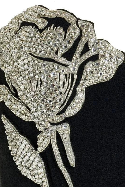 Jocelyn Diamante Taşlı Straplez Maxi Elbise