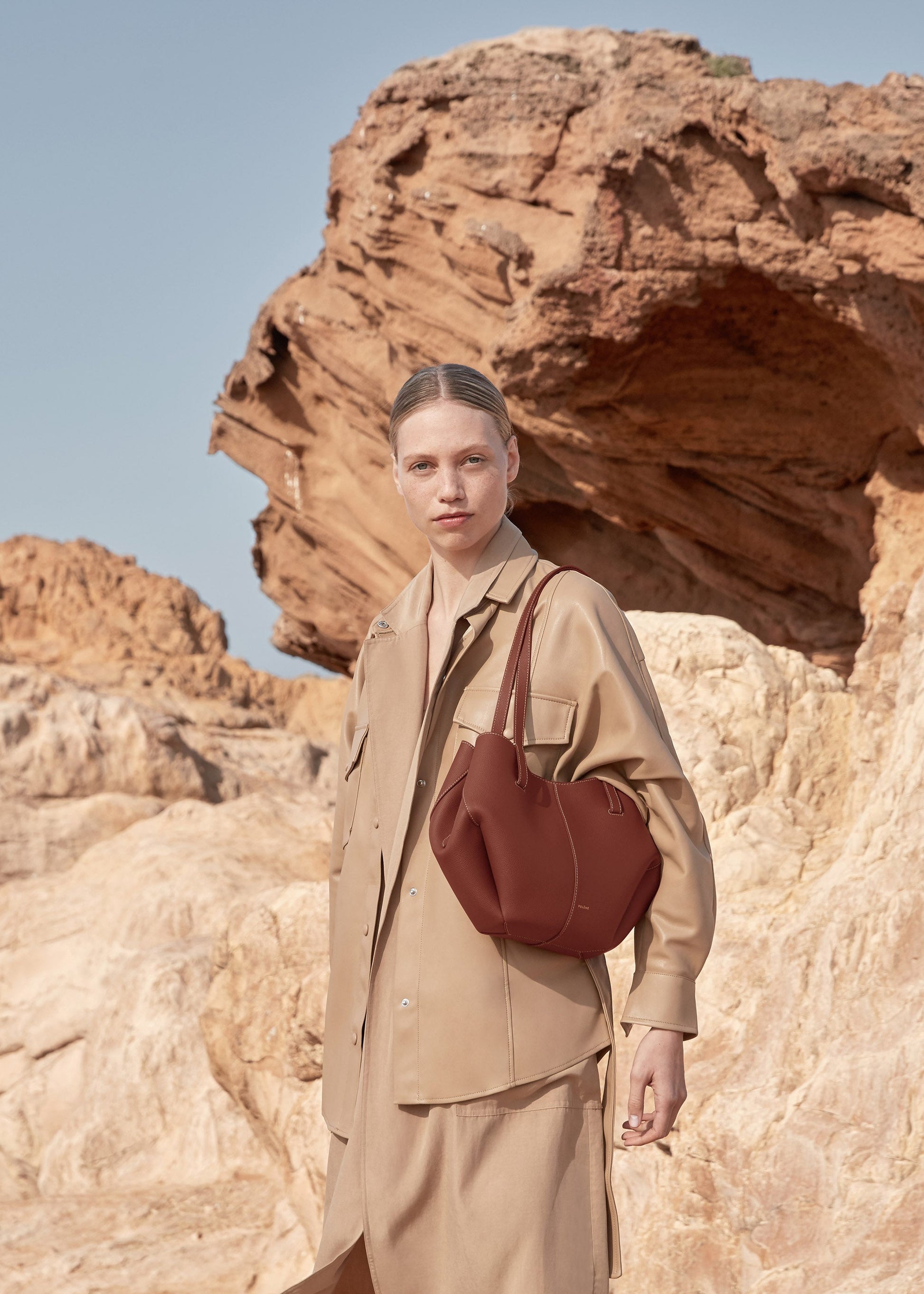 Cirelle Small Tote Çanta - Taba