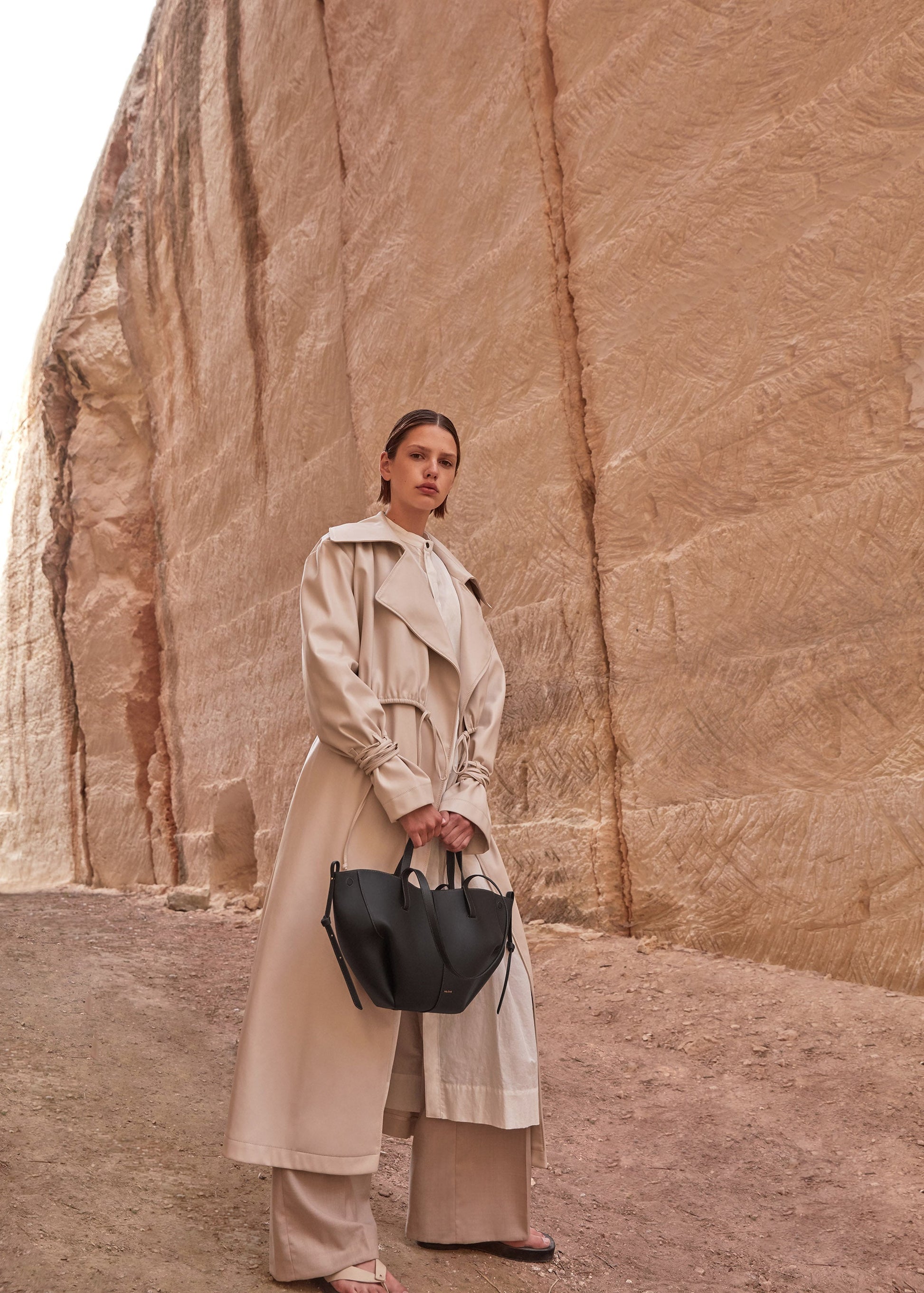 Cirelle Small Tote Çanta - Siyah