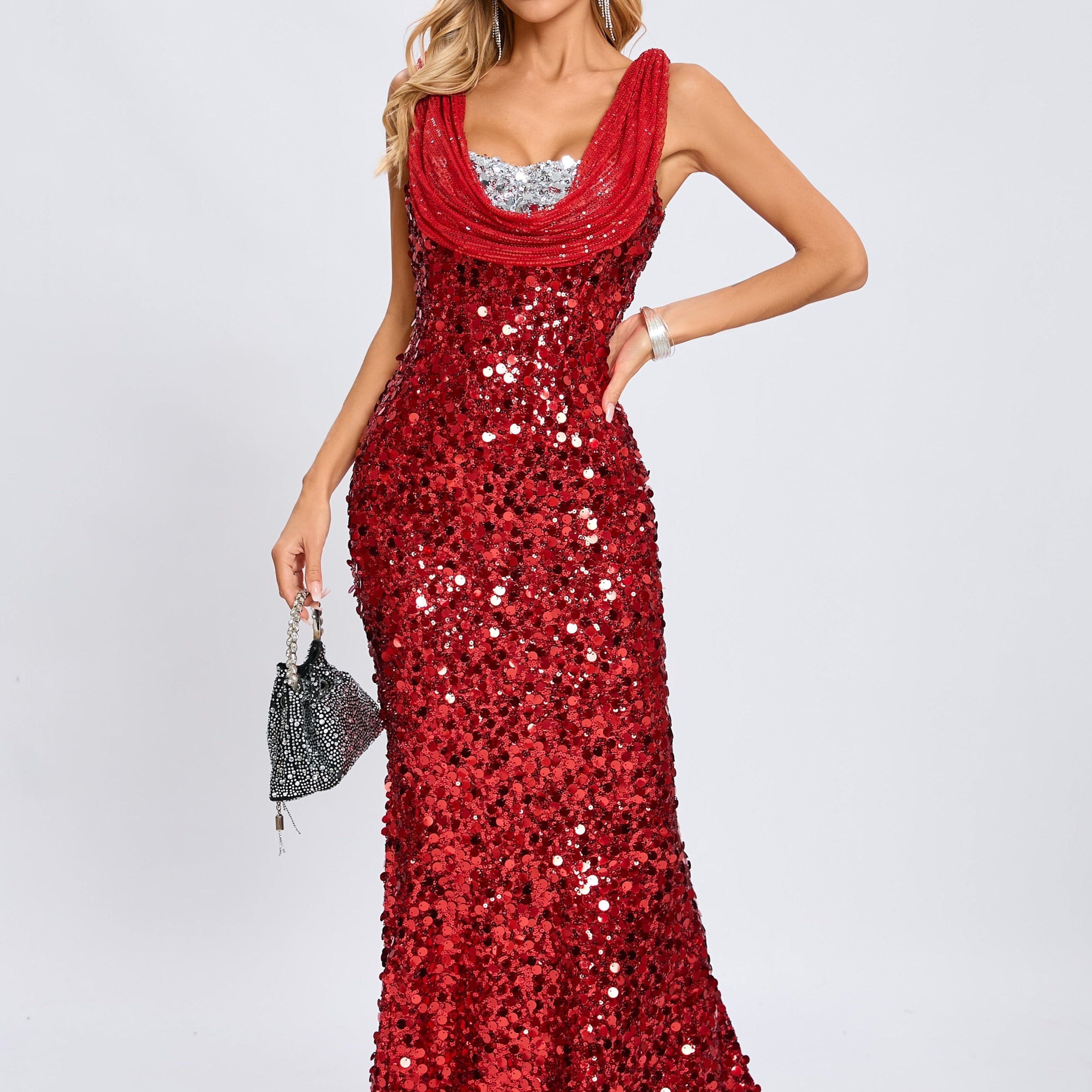 Maisie Ruby Radiance Payet Maxi Elbise