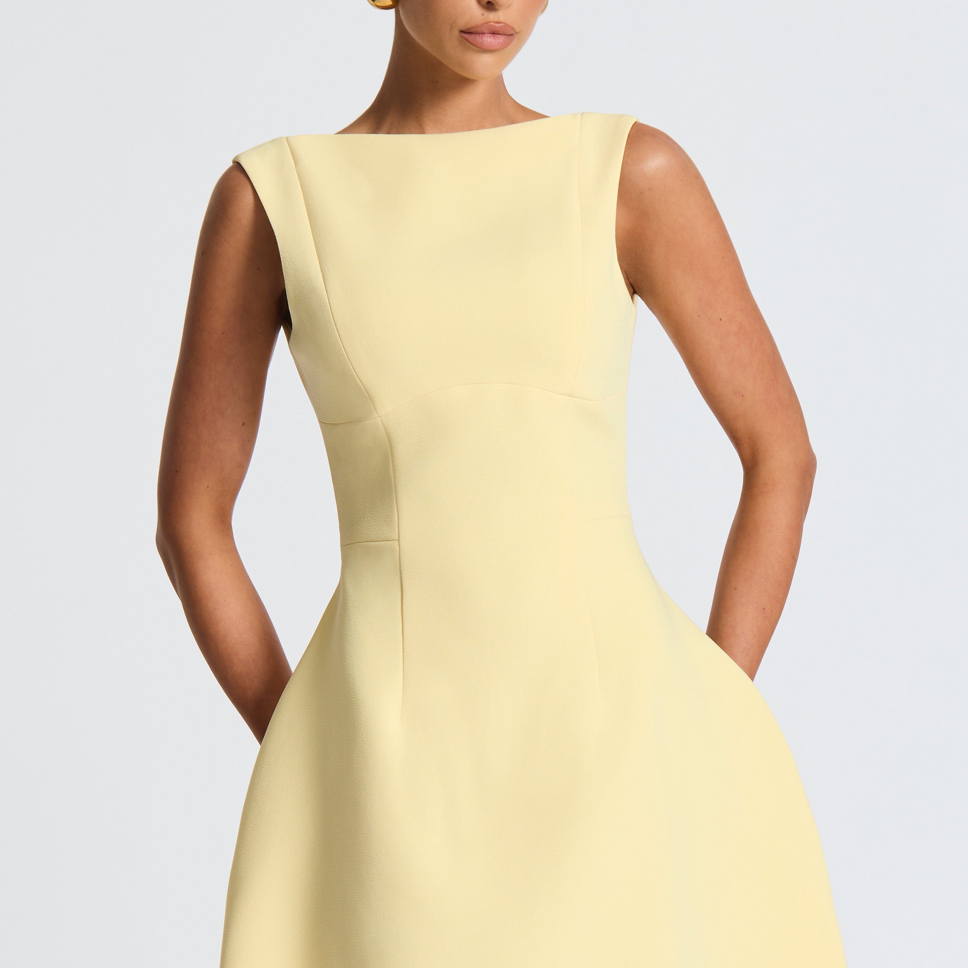 Alana Mini Elbise– Limon