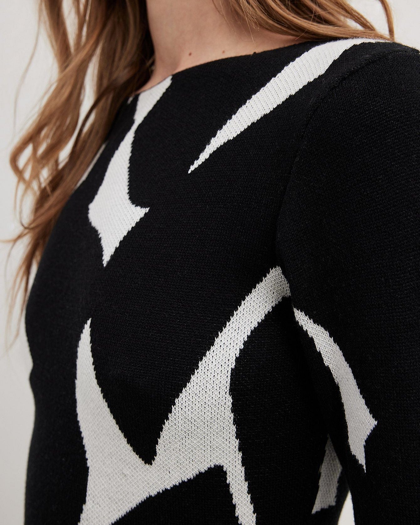 Darlene Jakarlı Örgü Maxi Elbise