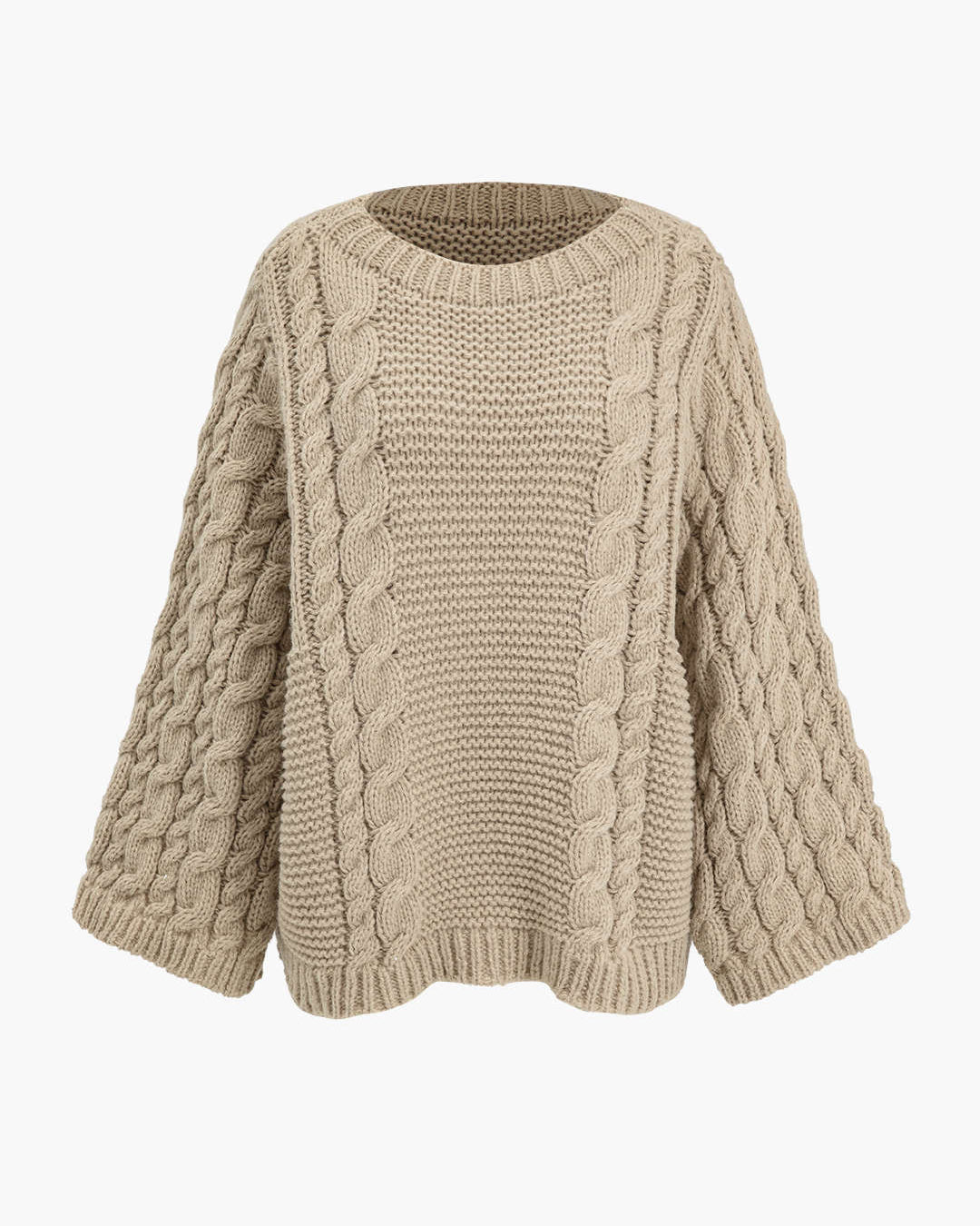 Basic Solid Round Neck Flare Kazak