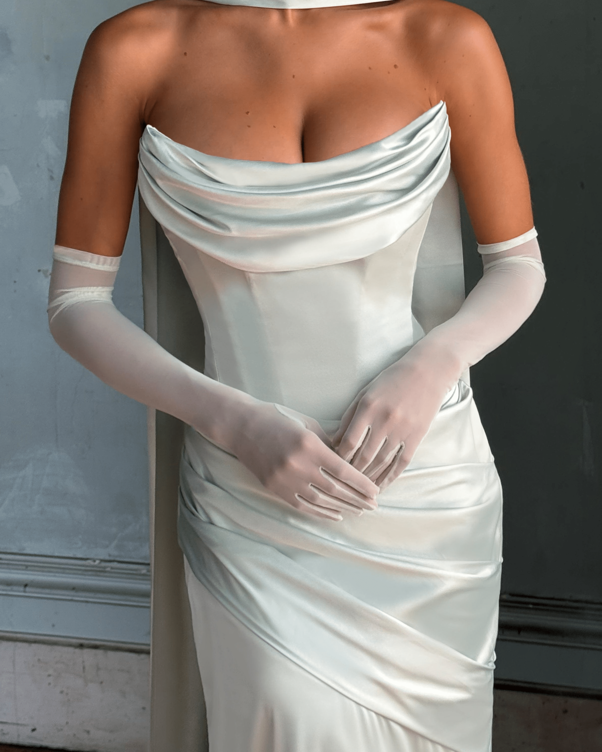 Ely Beyaz Elbise – Mint