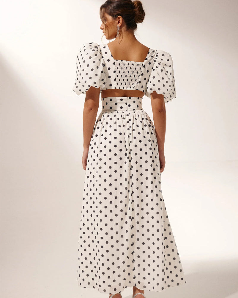 Ellie Polka Dot Etek Takımı