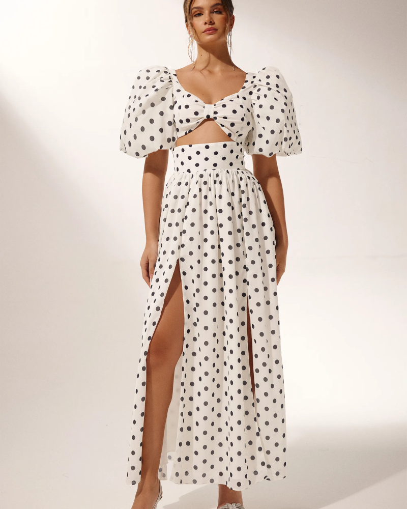 Ellie Polka Dot Etek Takımı