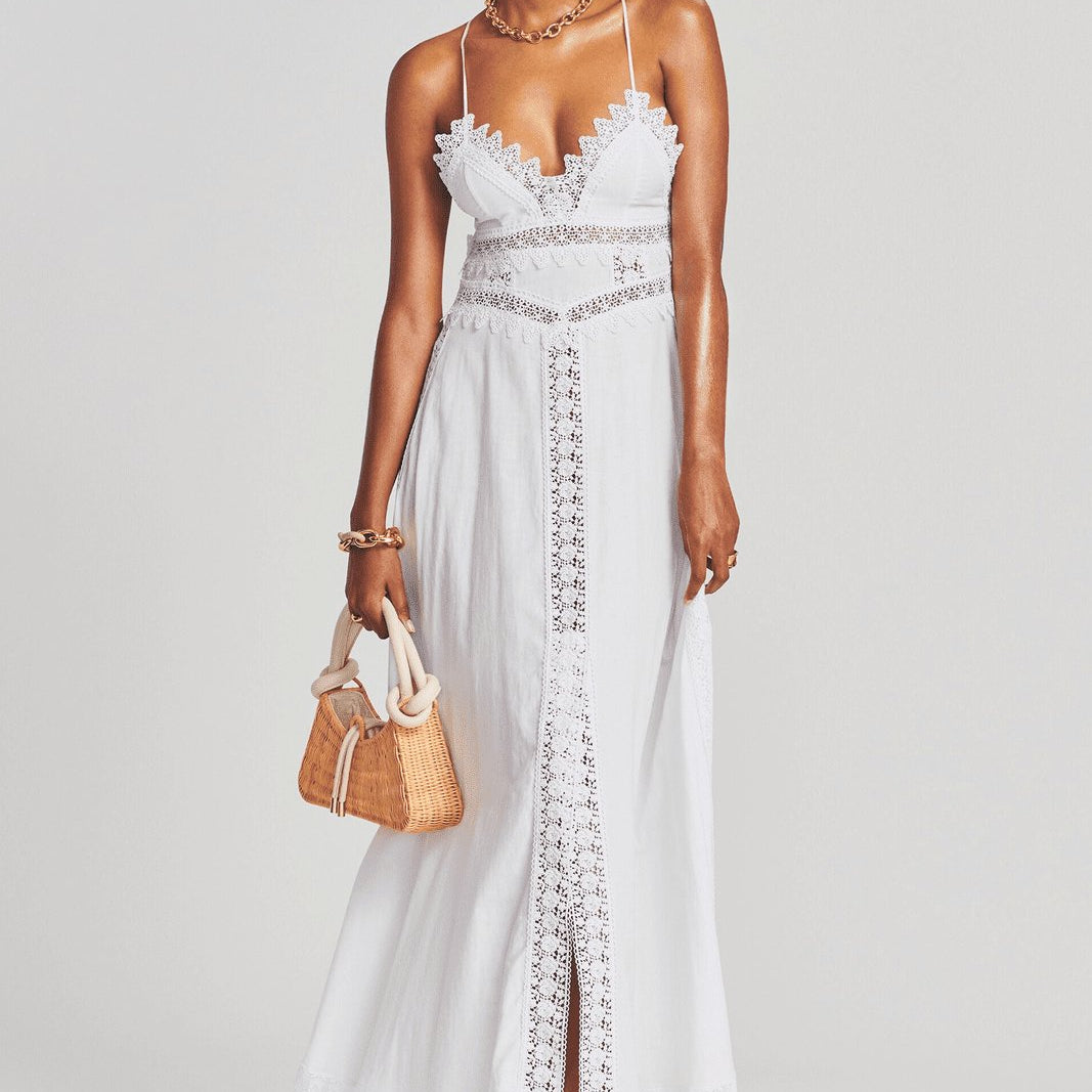 Fay Dantelli Uzun Elbise