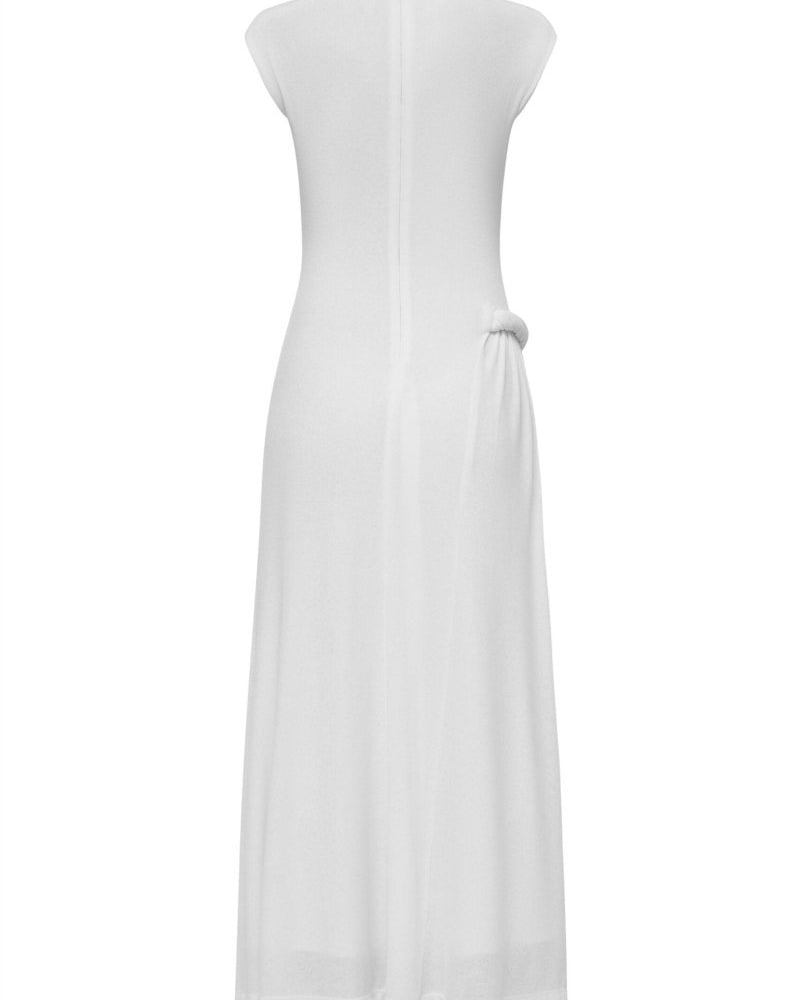 Janet Kolsuz Pileli Maxi Elbise