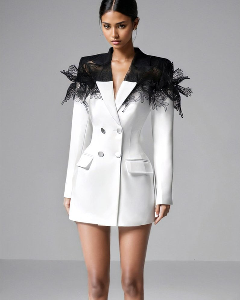 Joanne Dantel Mini Blazer Elbise