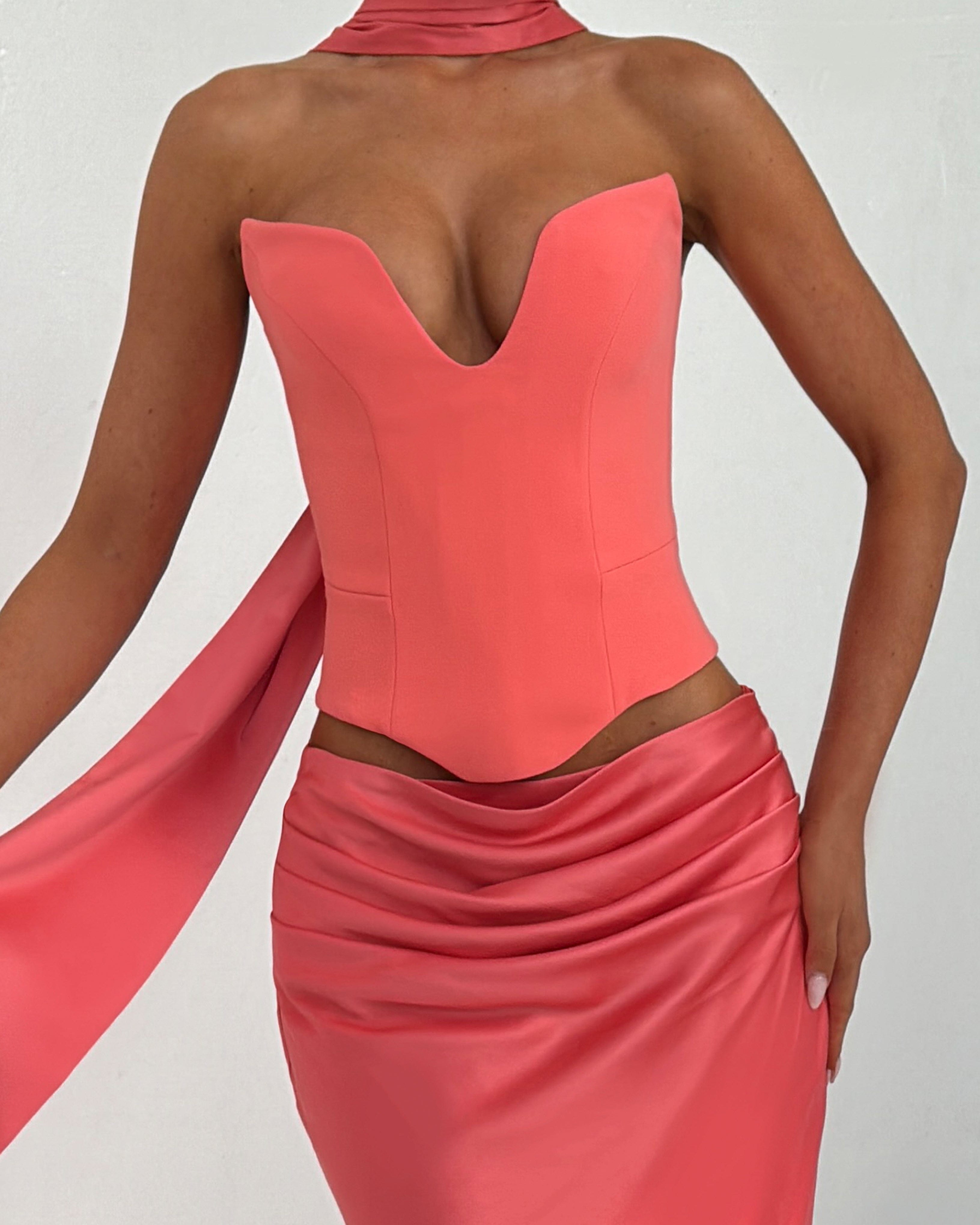 Kamiyah Korse – Coral Pembe