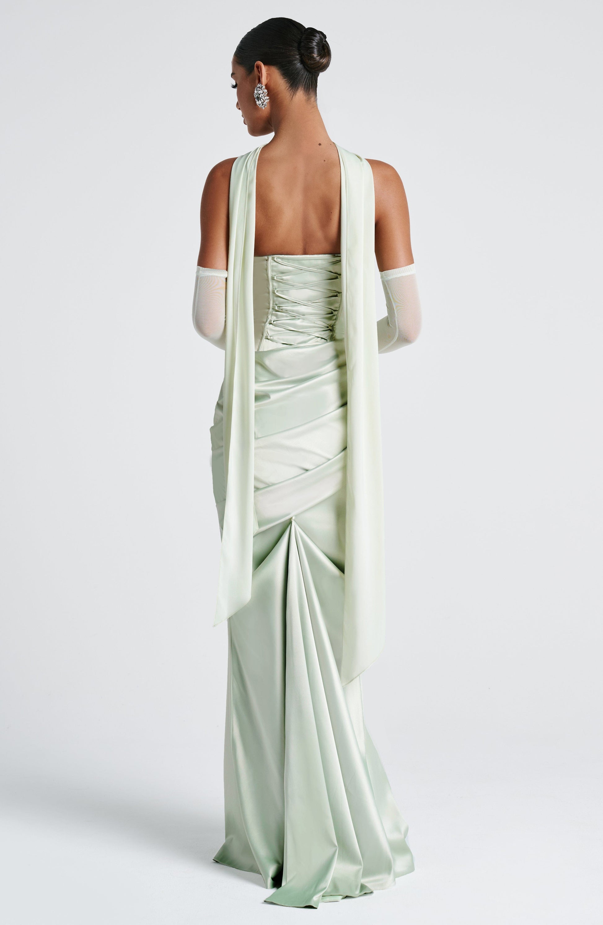 Kensington Maxi Elbise – Mint