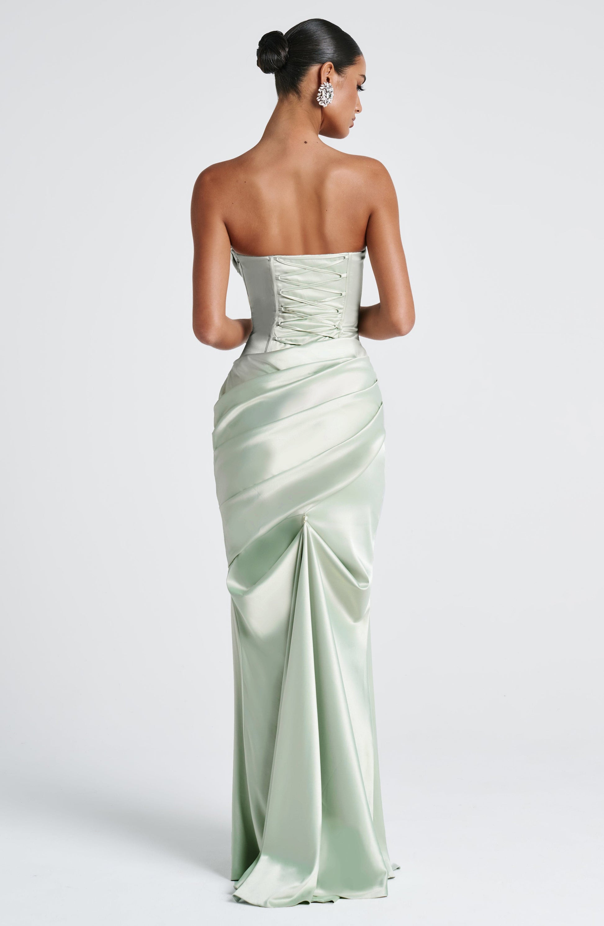Kensington Maxi Elbise – Mint