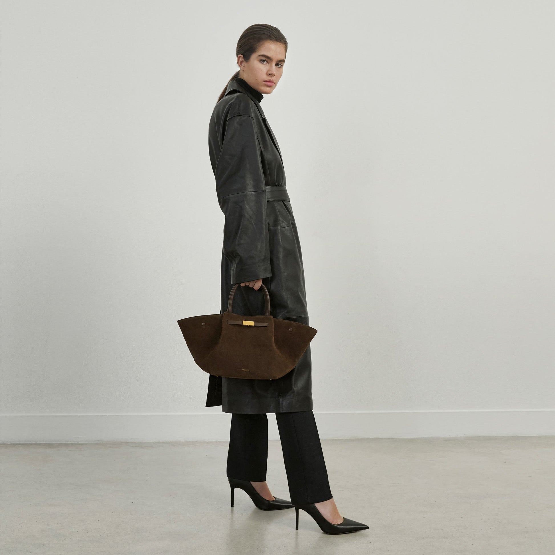 Milenne Small Tote Çanta - Kahverengi