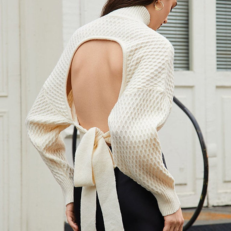 Olga Sırtı Açık Balıkçı Yaka Kazak