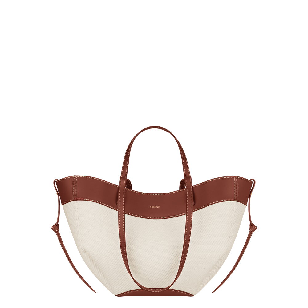 Cirelle Small Tote Çanta - Beyaz/Taba
