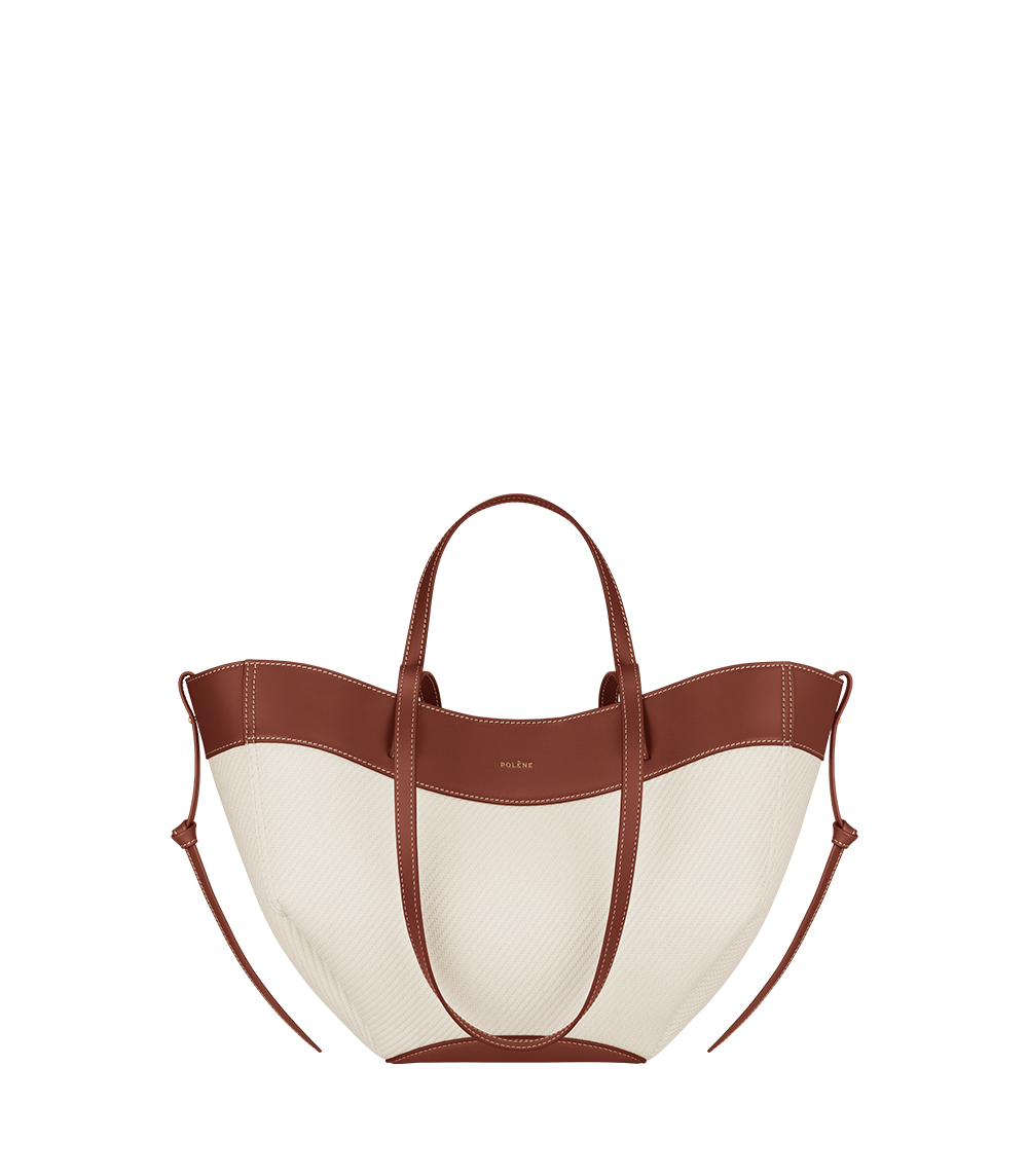 Cirelle Small Tote Çanta - Beyaz/Taba