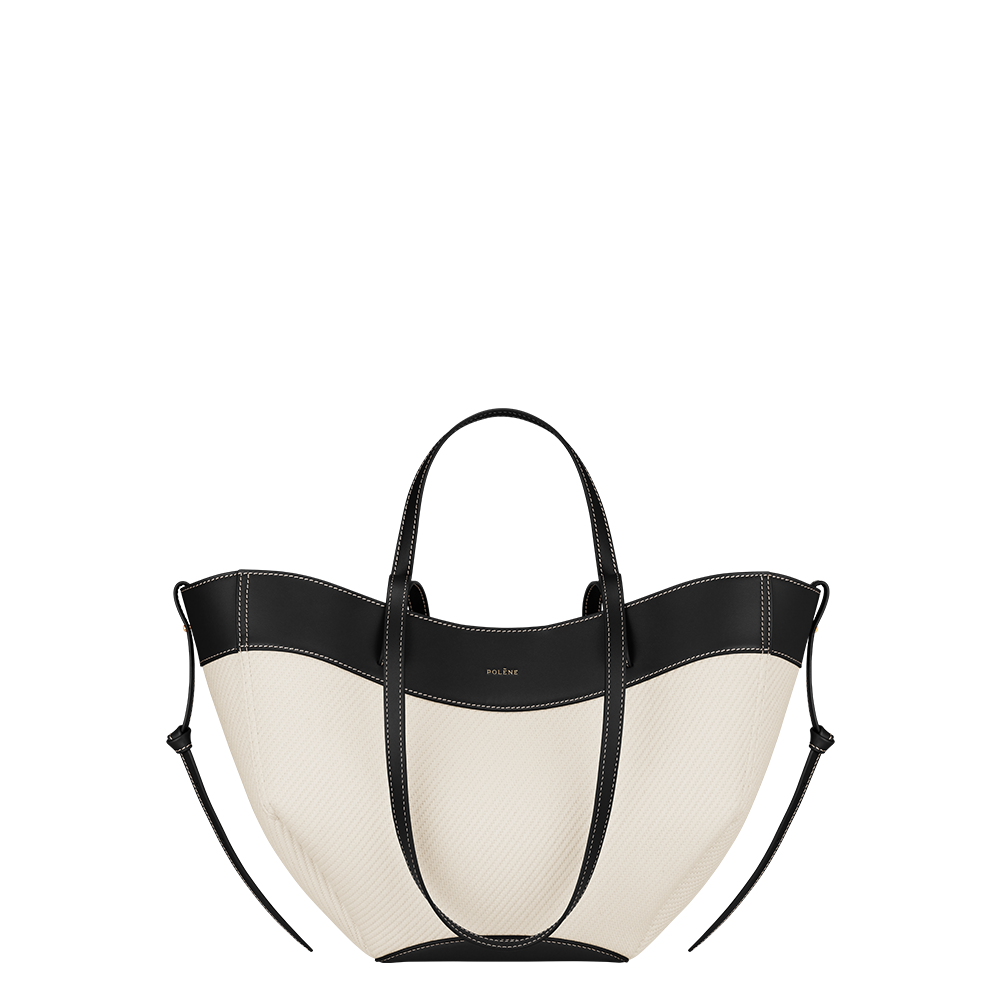 Cirelle Small Tote Çanta - Beyaz/Siyah