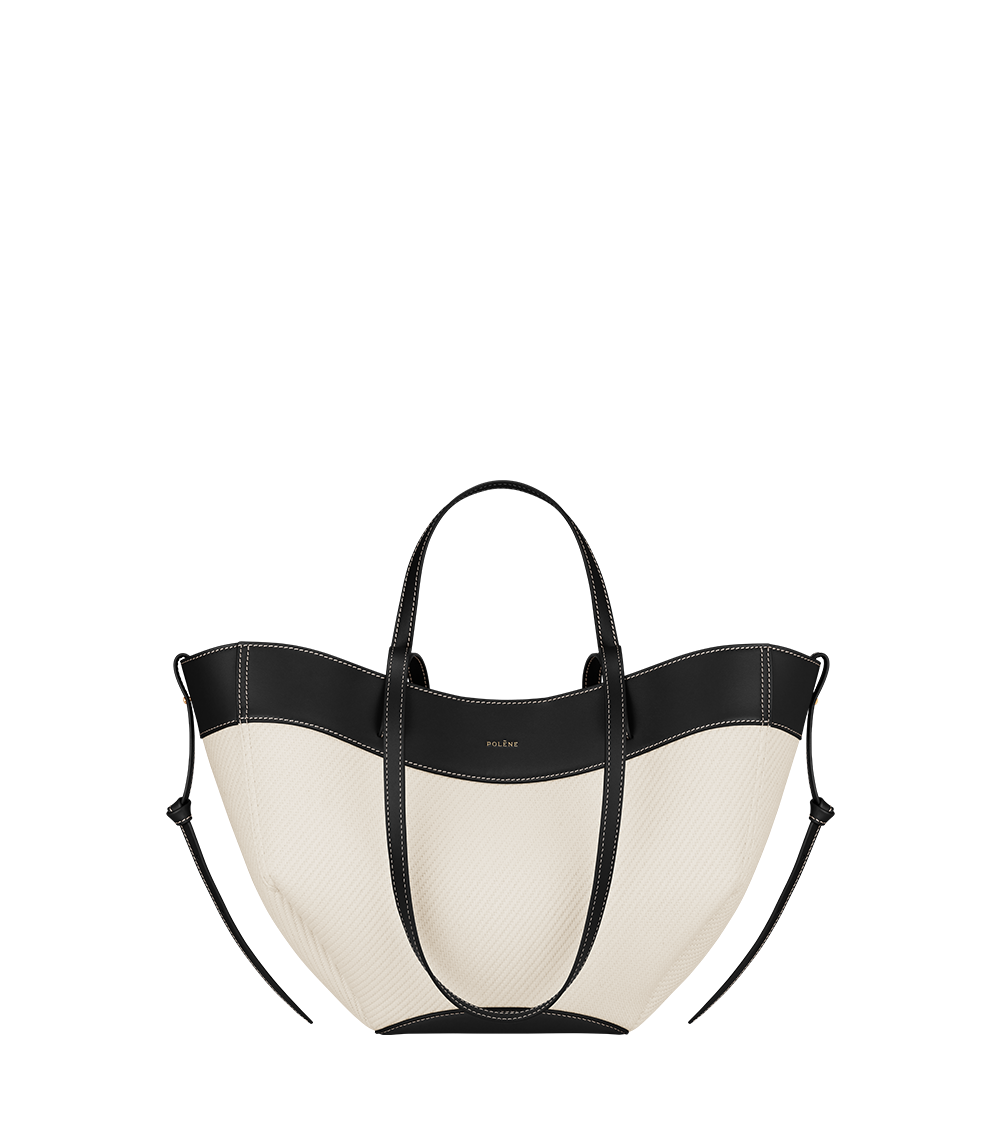 Cirelle Small Tote Çanta - Beyaz/Siyah