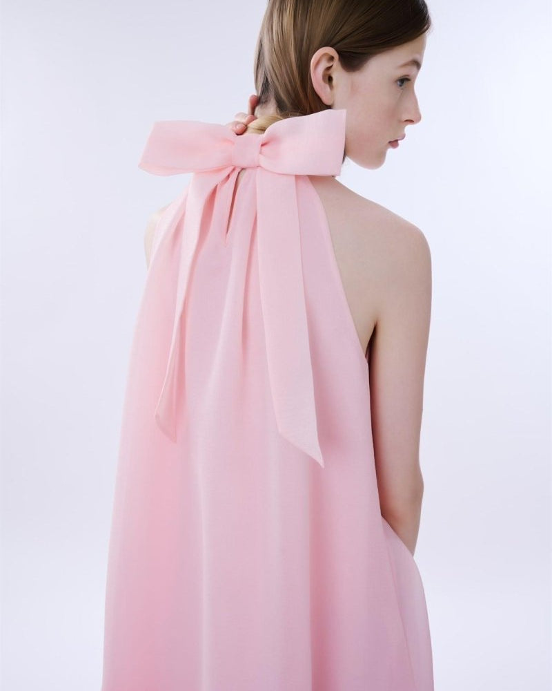 Phoebe Ilmek A Kesim Katlı Maxi Elbise