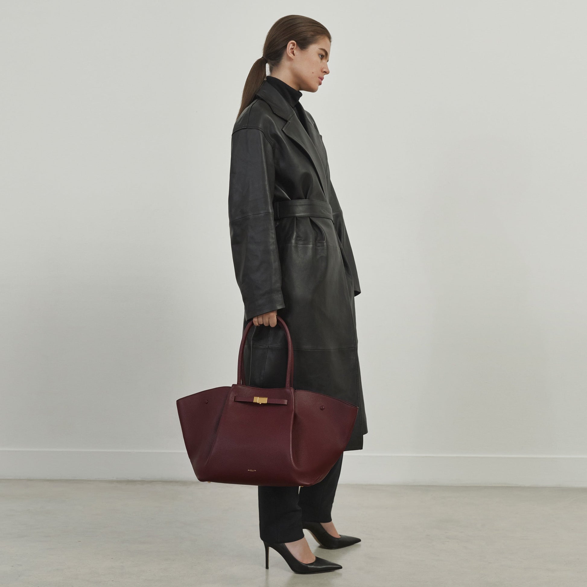 Milenne Tote Çanta - Bordo