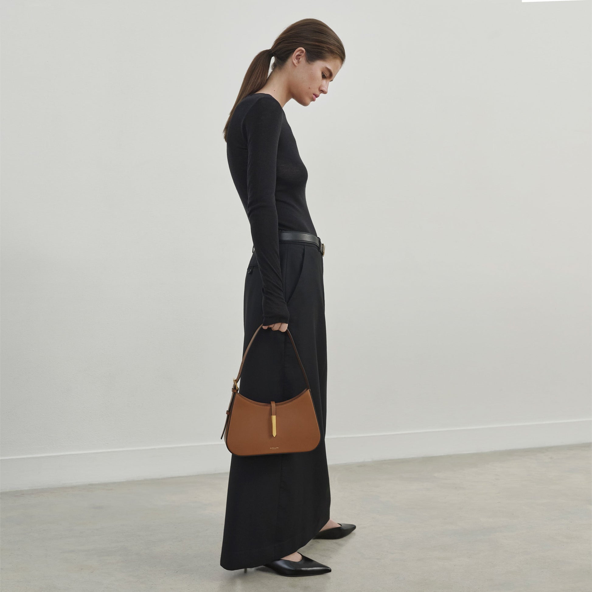 Nava Omuz Çantası - Taba