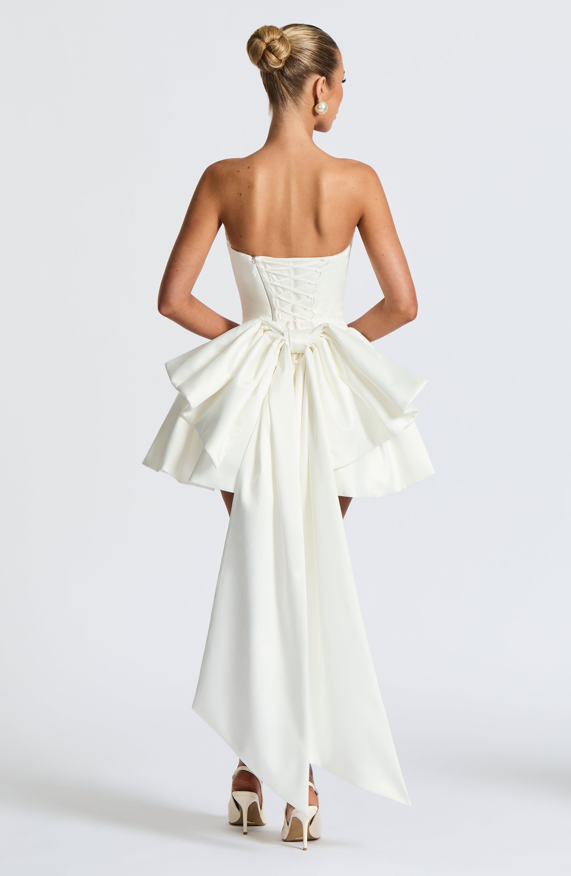 Trinity Mini Elbise - Ivory