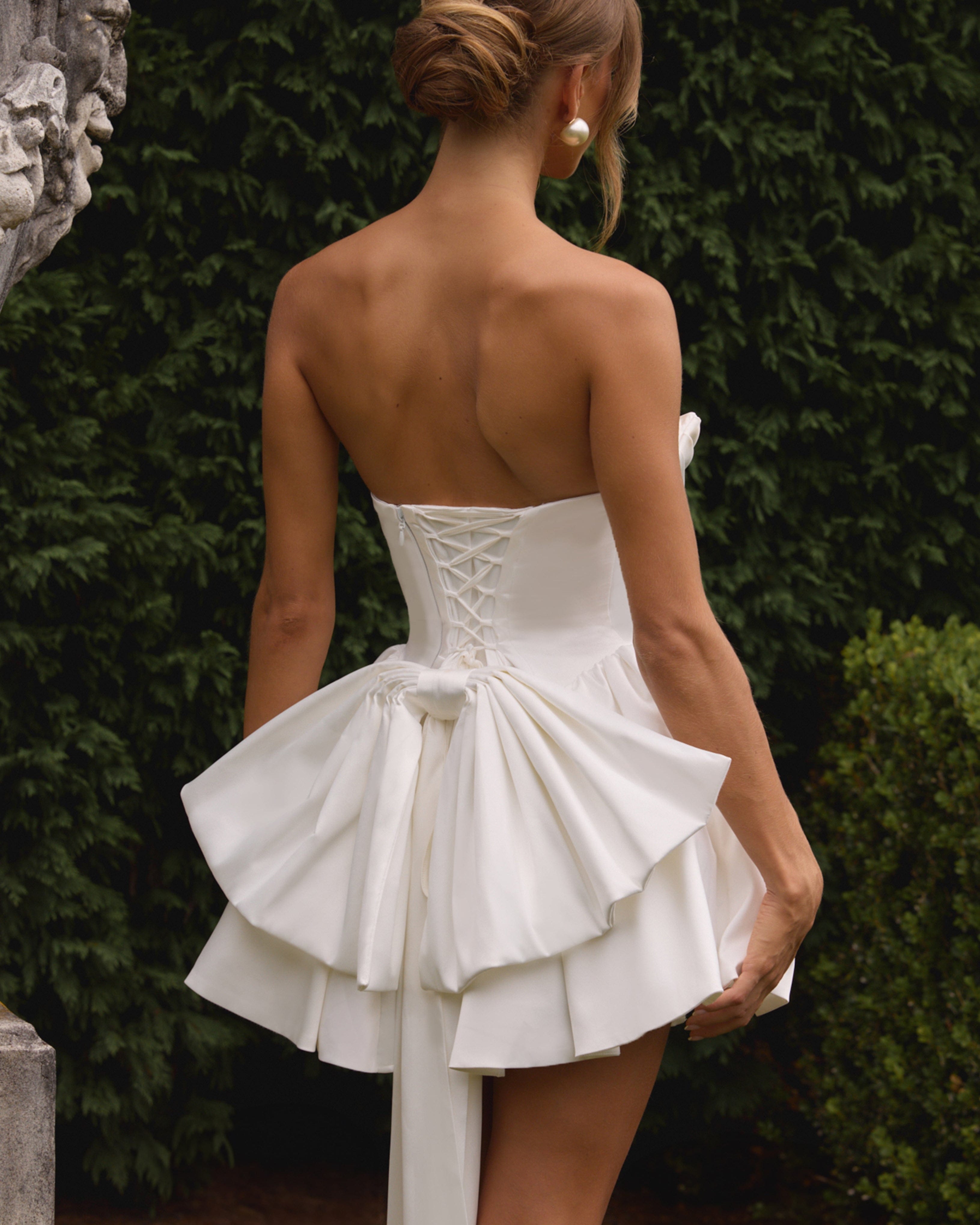 Trinity Mini Elbise - Ivory