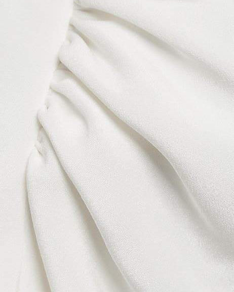 Valentina Puf Kol Fiyonklu Maxi Elbise